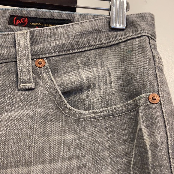AG Adriano Goldschmied The Stilt Slim Ankle Grey Jeans Size 29R - Picture 5 of 10